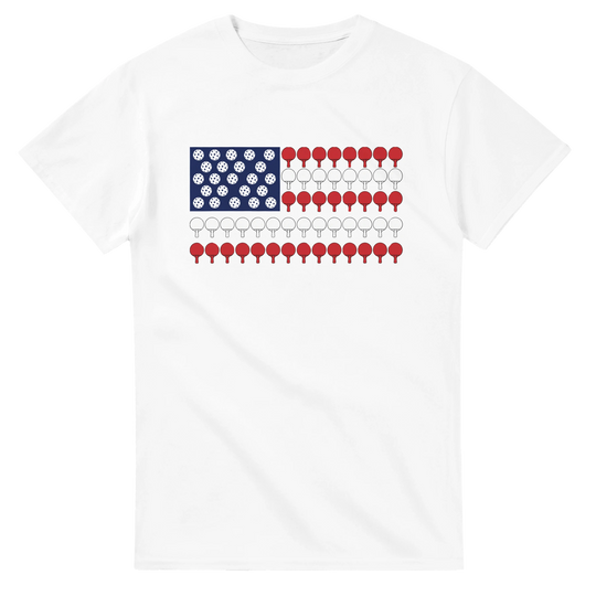 PICKLEBALL PATRIOT American Flag Tee