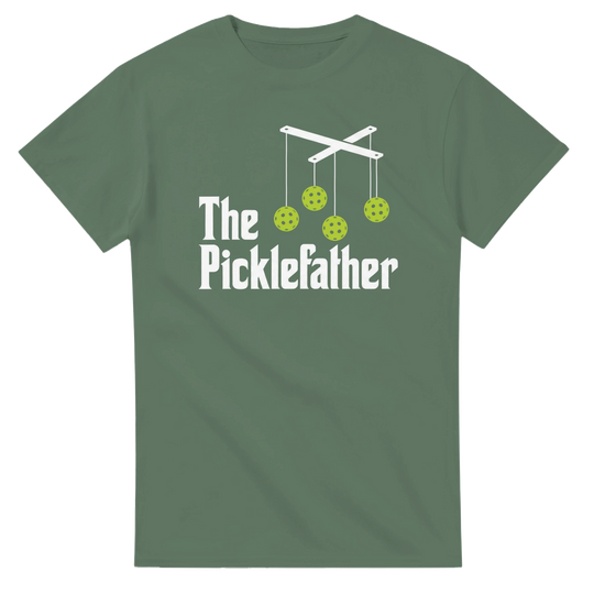 The Pickle father Tee funny pickleball parody shirt 