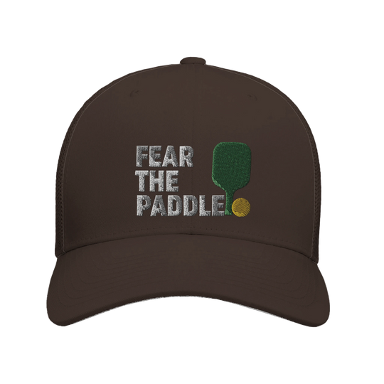 Fear The Paddle Embroidered Hat pickleball cap funny