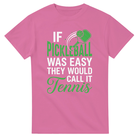 If Pickleball Was Easy Tee funny pickleball shirt
