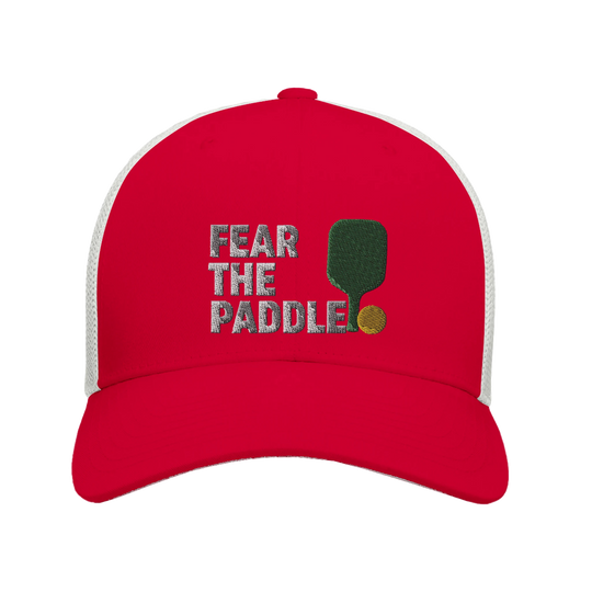 Fear The Paddle Embroidered Hat pickleball cap funny