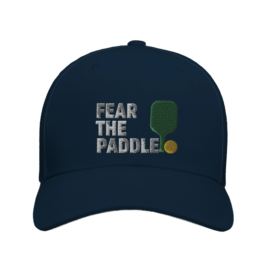 Fear The Paddle Embroidered Hat pickleball cap funny