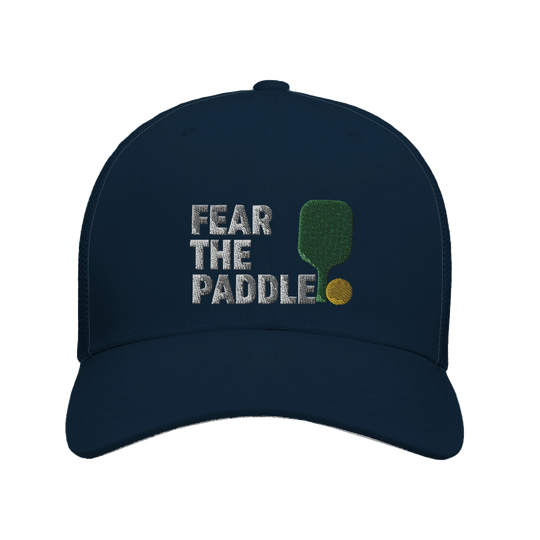 Fear The Paddle Embroidered Hat pickleball cap funny