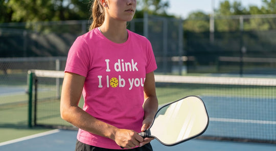I DINK I LOB YOU Romantic Pun Tee