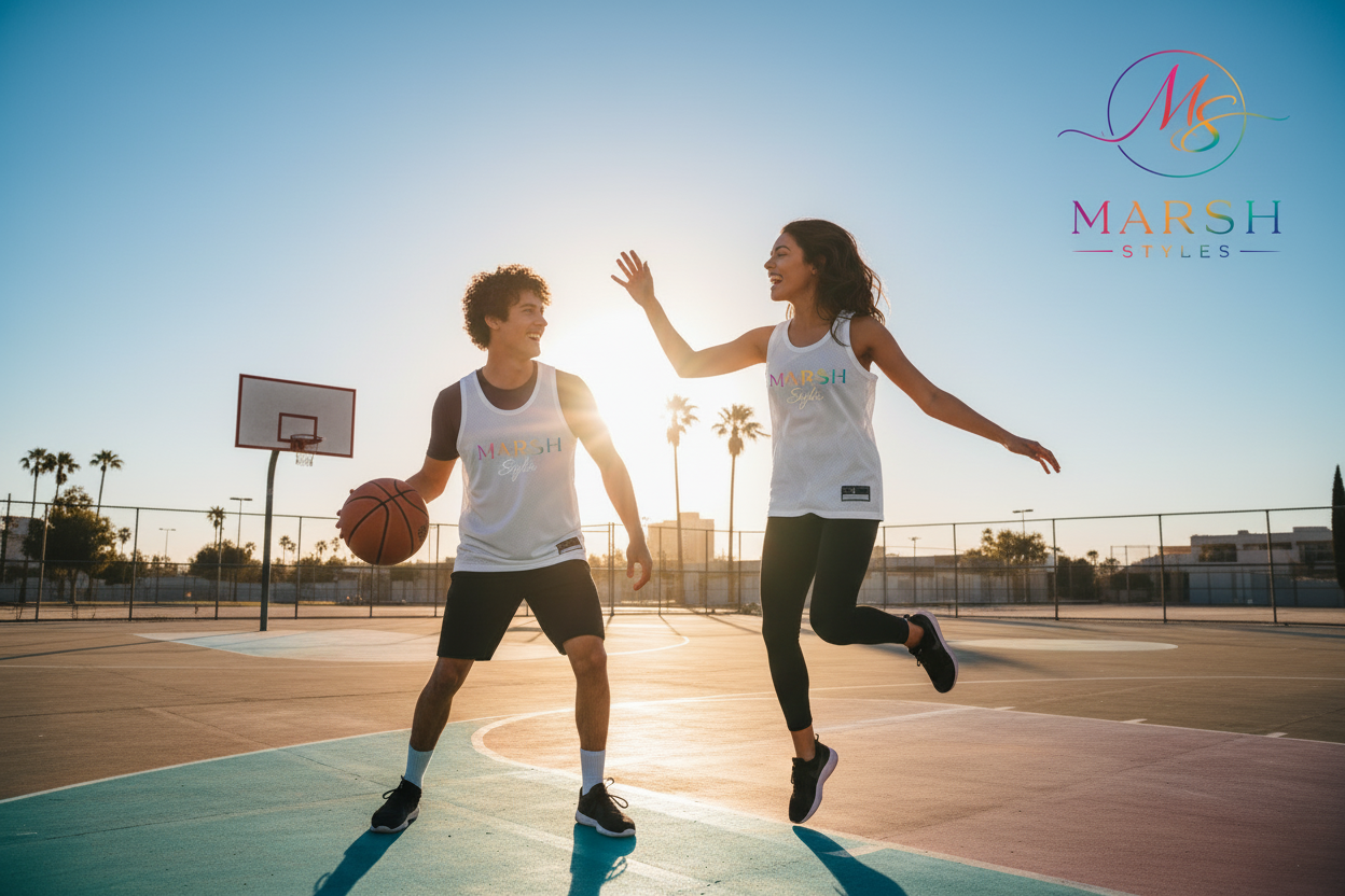 MARSH Styles Bright Basketball Banner